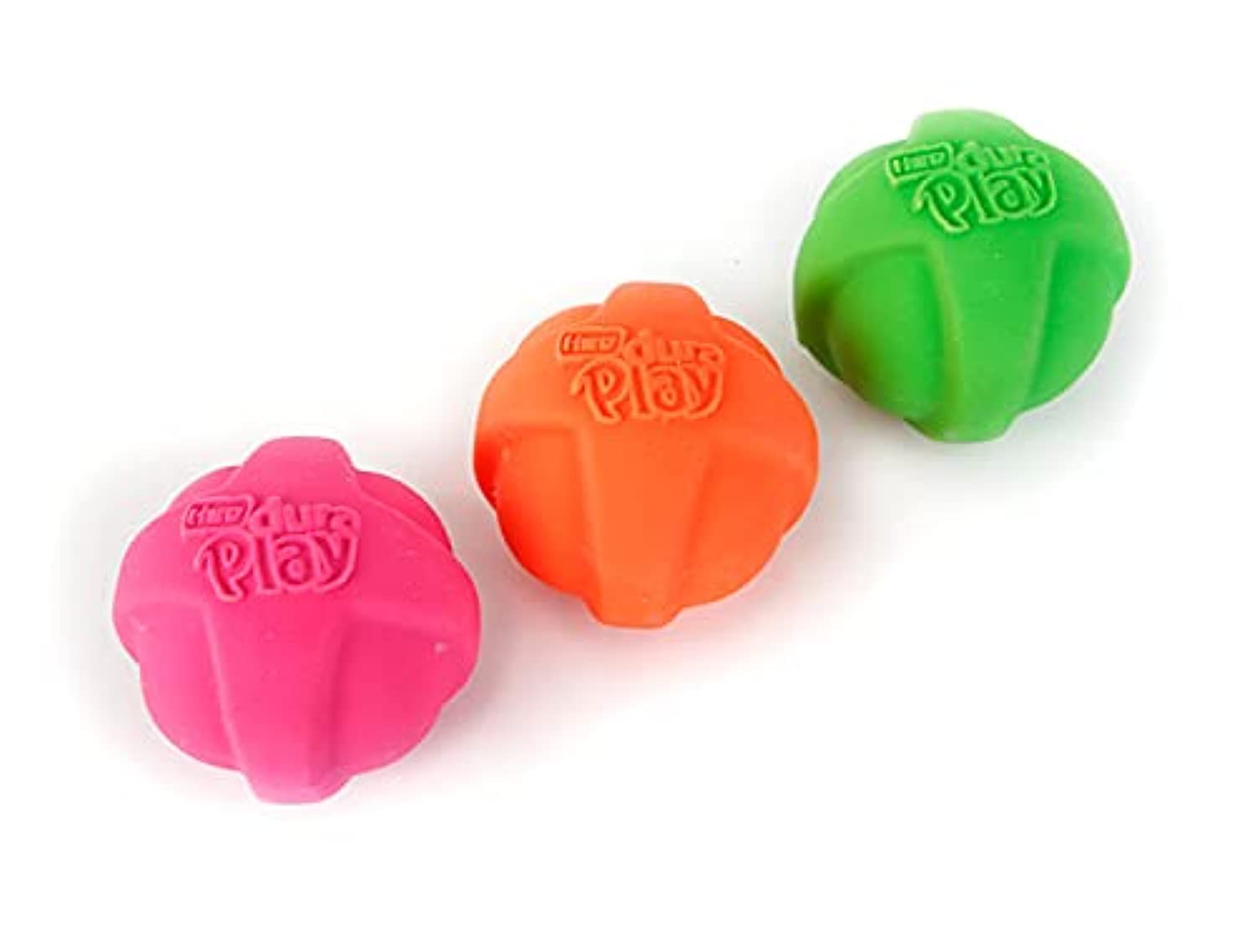 Hartz Dura Play Bacon Scented Squeak Ball Dog Toy For Small Breeds, 3 Pack