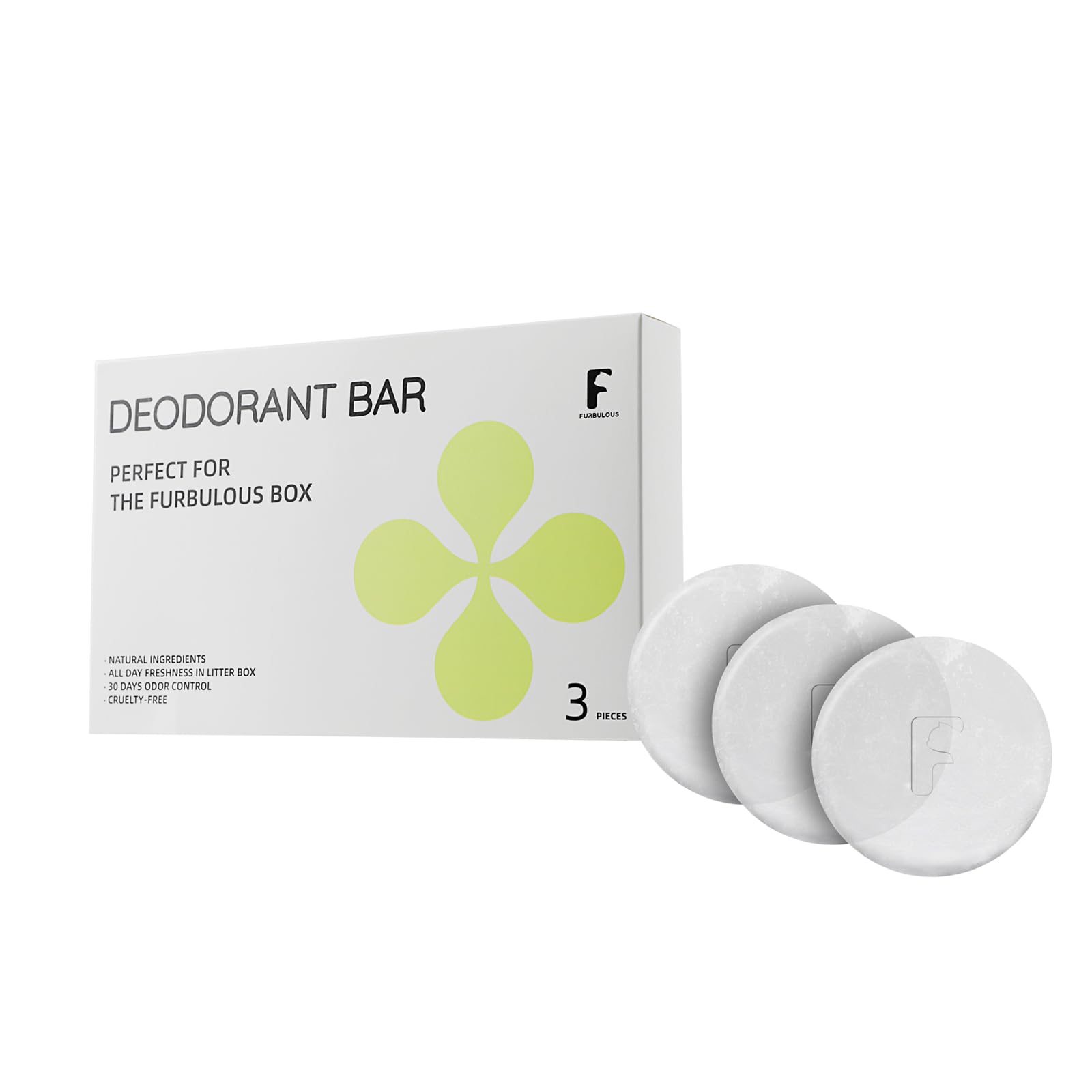 Furbulous Deodorant Bar For Litter Box Odor Removal 3 Pieces