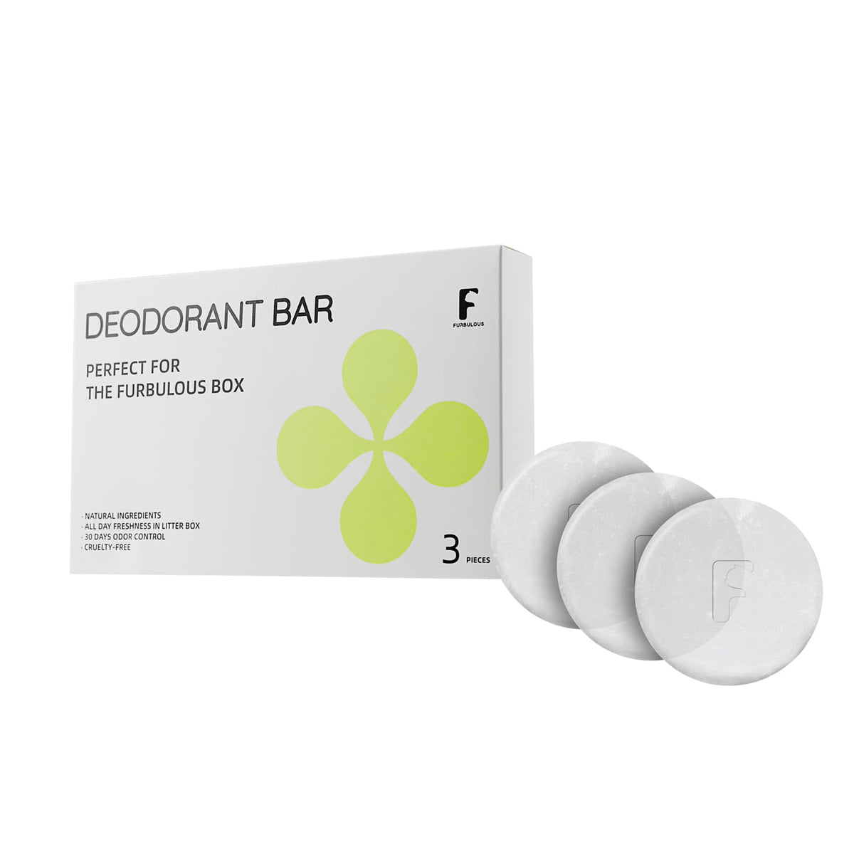 Furbulous Deodorant Bar For Litter Box Odor Removal 3 Pieces