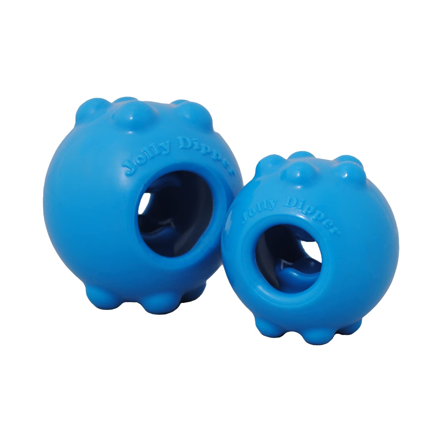 Jolly Pets Jolly Dipper Treat Dispensing Dog Toy; 3 Small/Medium Dogs, Blue