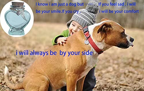 Fight Club 2 Set Memorial Bottle For Pet Hair,Pet Fur Memorial Fur Keepsake,Clear Dog Cat Keepsake Fur,Pet Memorial Urn Glass Bo