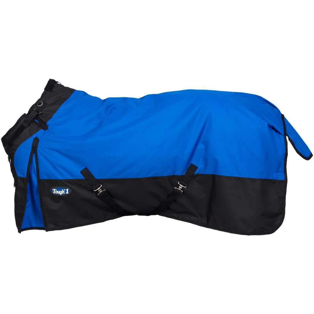 Tough1 1200D Turnout Blanket With Snuggit (300 Fill) Royal Blue 81'
