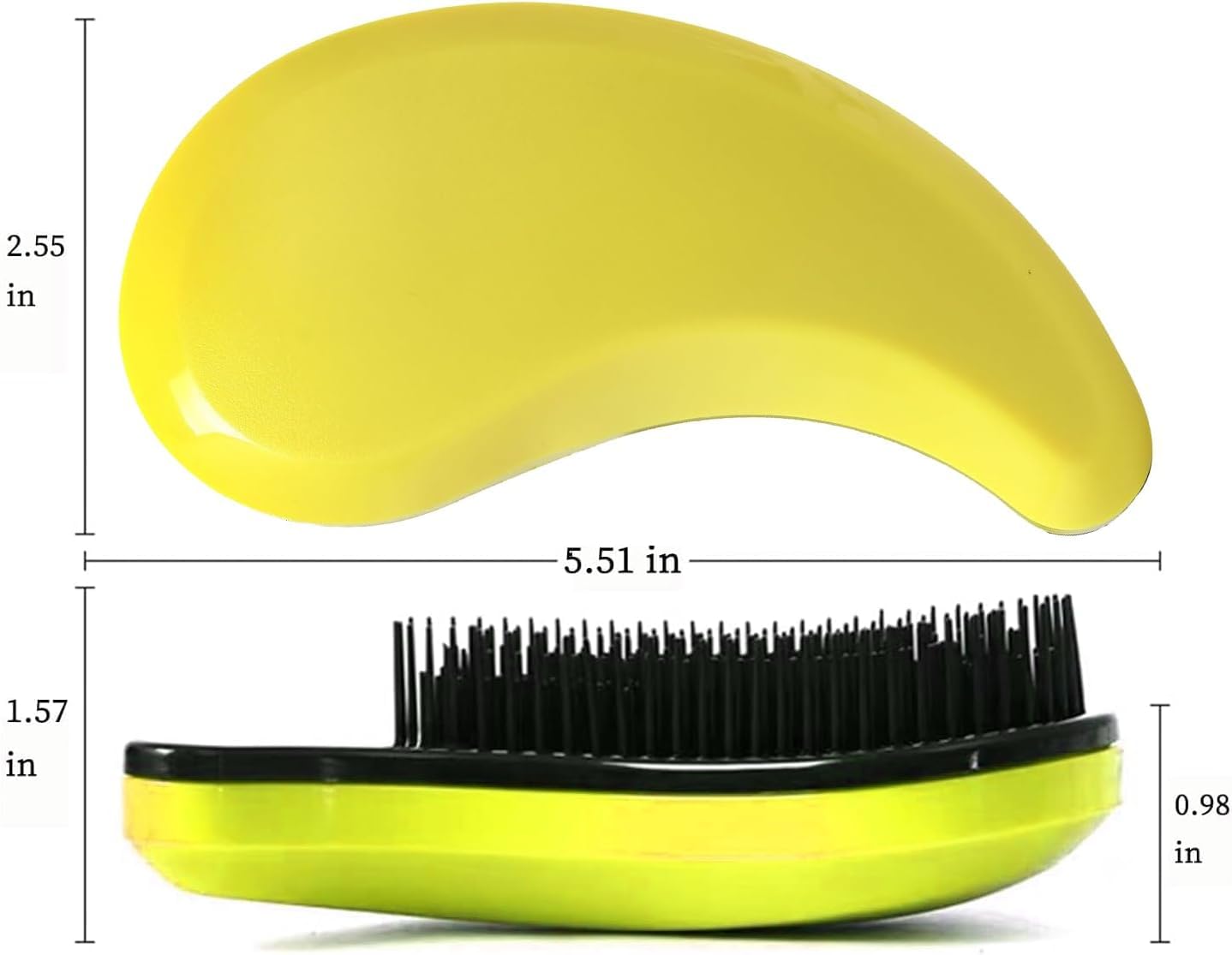 MAEELOU Small Dog Brush - Grooming Tool for Teddy, Yorkies, Maltese, Shih Tzu, Chihuahua - Puppy Hair Brush (Yellow)