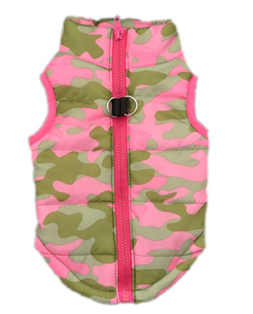 Marupet Winter Dog Coat - Waterproof Windproof Warm Dog Jacket For Cold Weather - Small Medium Dogs (Puppies & Neuttered) - Rose