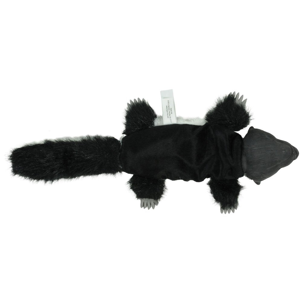 Hyper Pet 48847 Real Skinz Dog Toy, Skunk,Black/White