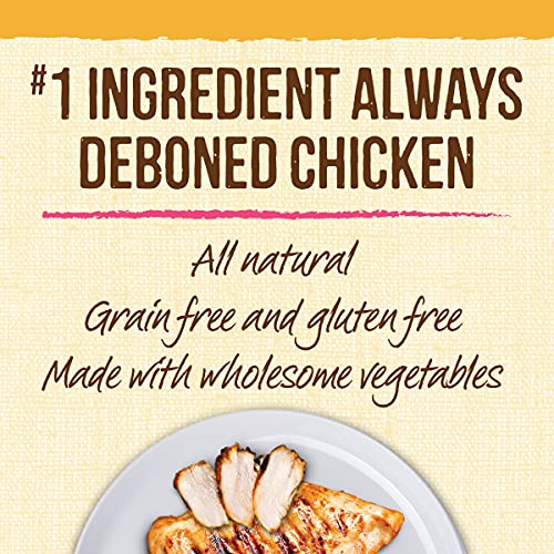 Merrick Lil Plates Grain Free Small Dog Treats, Natural Training Treats For Small Dogs, Lil Chunky Chicken - 5 oz. Pouch