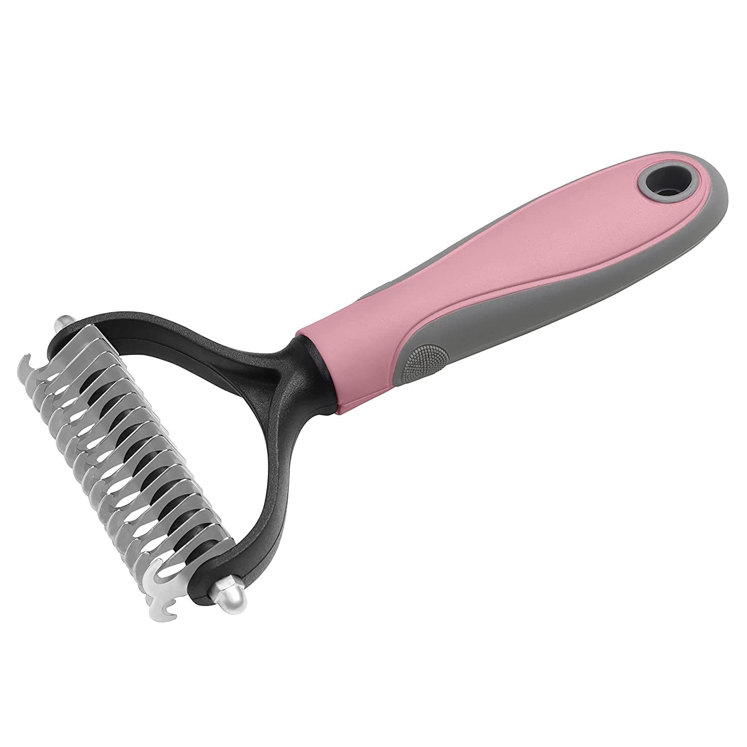Susru Deshedding Brush For Dogs & Cats, DualSided Stainless Steel, Dematting Undercoat Rake For Small To Large Pets, Profession
