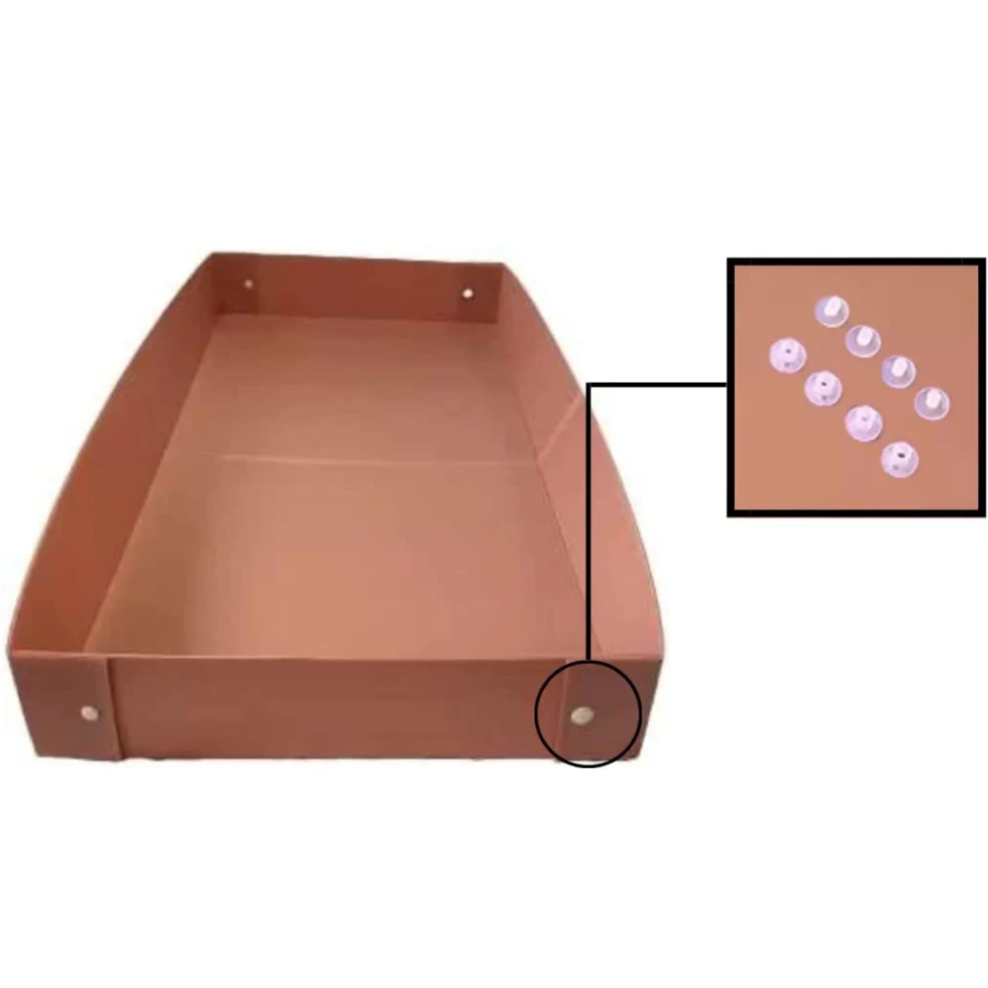 Midlee Guinea Pig Plastic Cage Liner - Pink (41' X 41')