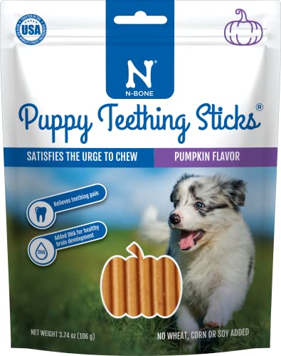 N-Bone Puppy Teething Sticks Pumpkin Flavor