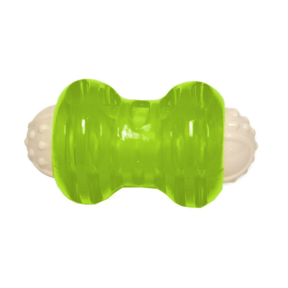 Hyper Pet Hyper Squawkers Dog Bone Durable Dog Toy Designed From Tpr And Nylon With An Enticing Giggle Noise Medium