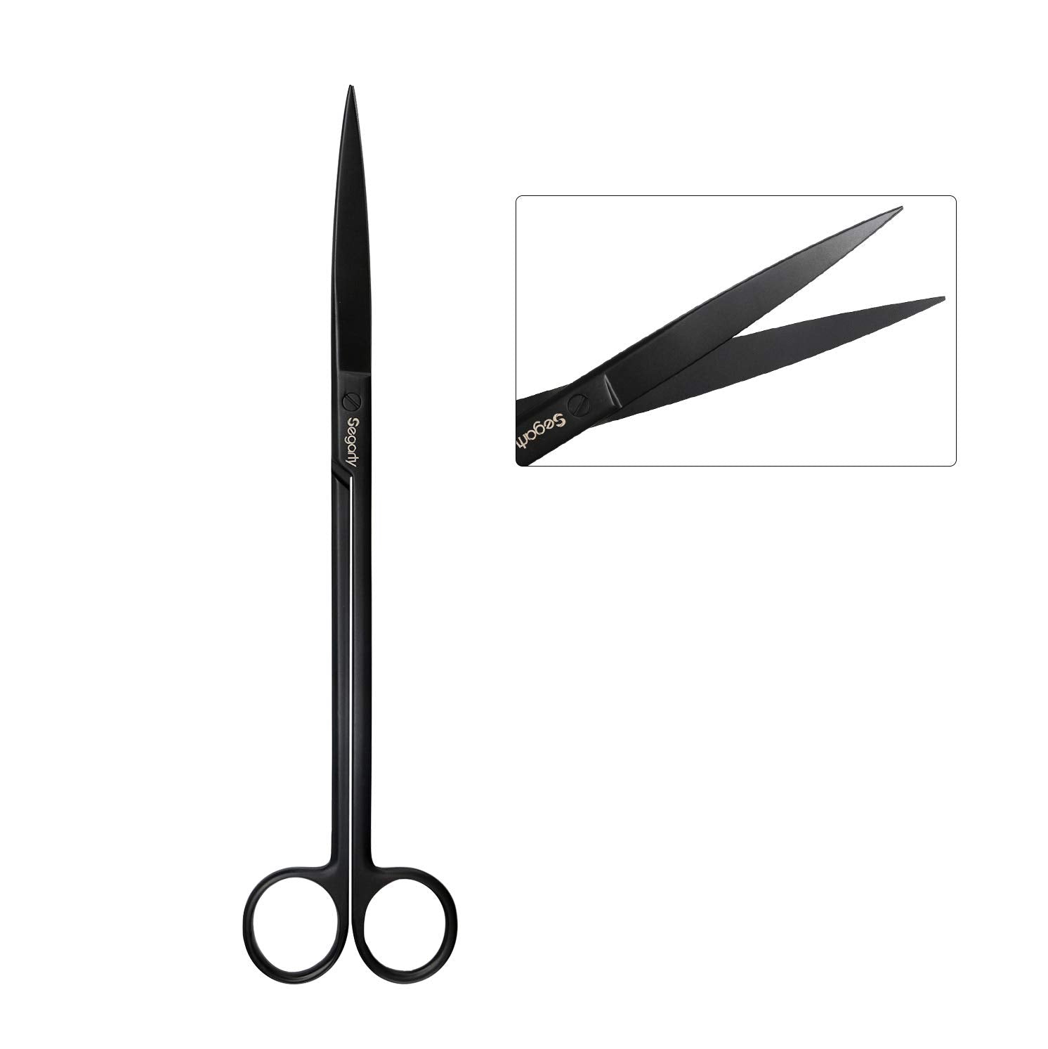 Segarty Aquarium Tools, 6 In 1 Stainless Steel Aquatic Plant Tweezers Scissor Spatula For Planted Freshwater Aquarium Landscapin