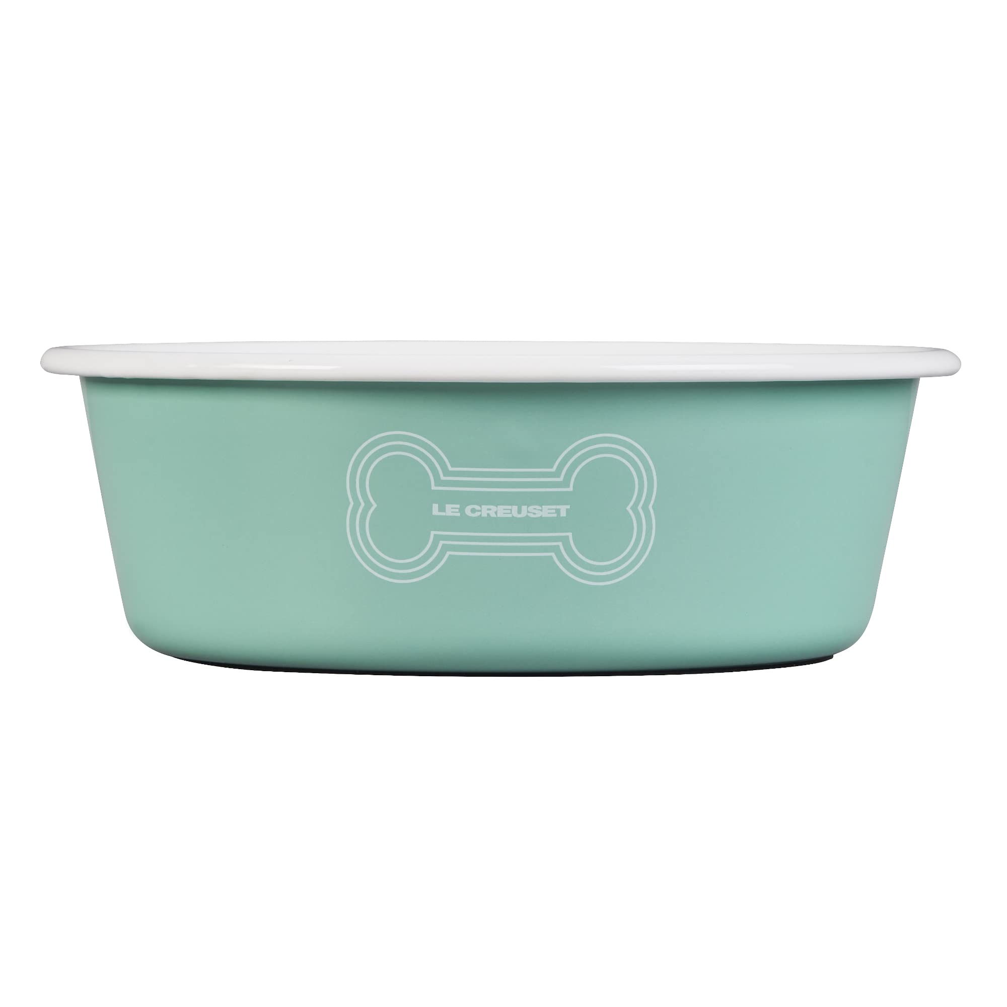 Le Creuset Enamel on Steel Large Dog Bowl, 6 Cups, Light Green