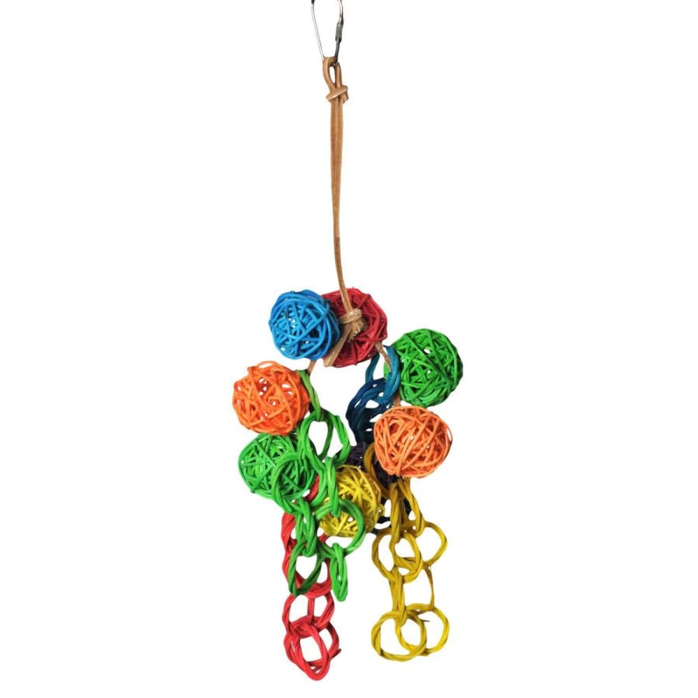 A&E Cage Company A&E Happy Beaks Medium Vine Foraging Balls 12Inch  X 4Inch 