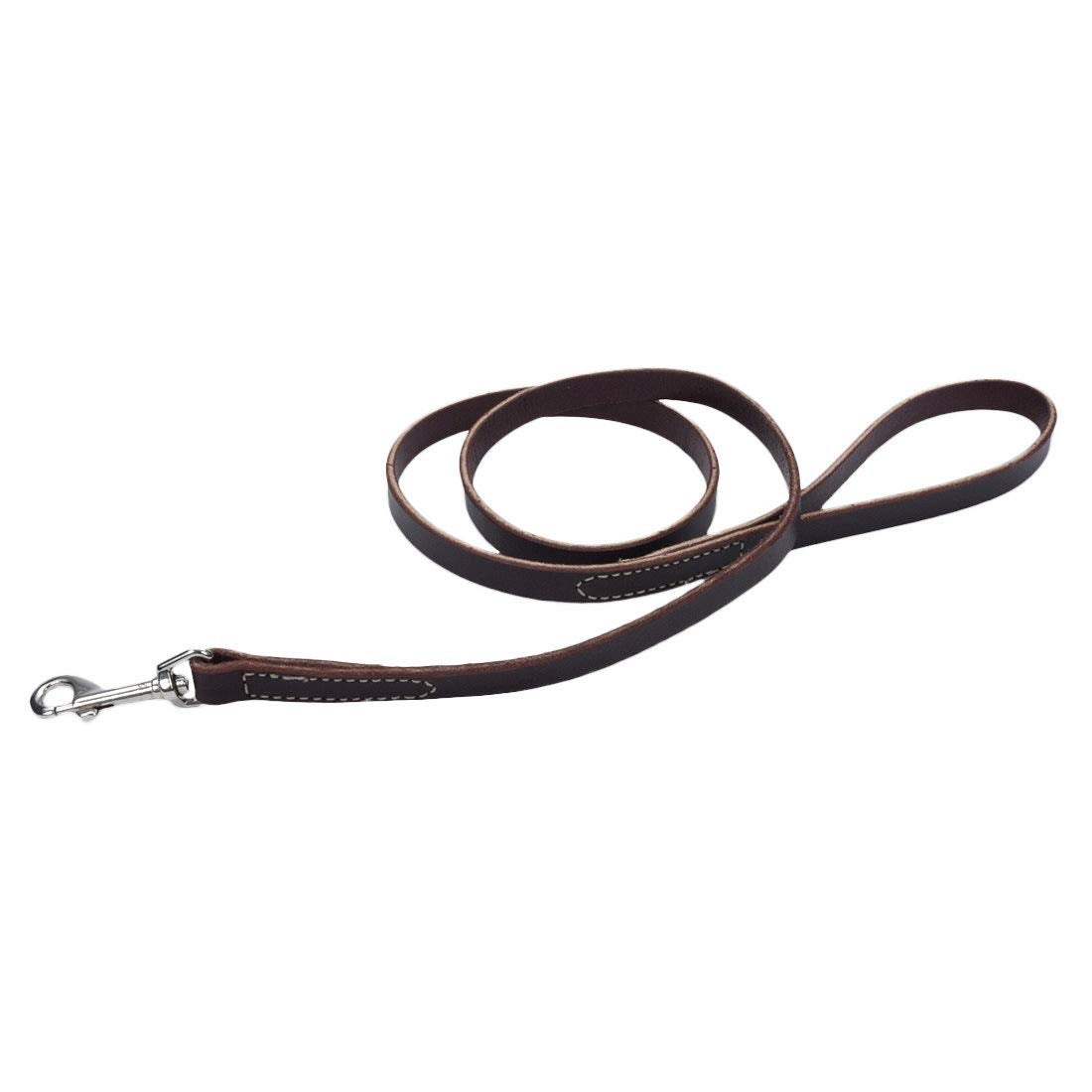Coastal Pet - Circle T Latigo Leather Dog Leash - Comfortable And Weather-Resistant Dog Leash For Training - Perfecr For Puppies & Dogs - 5/8' X 4'