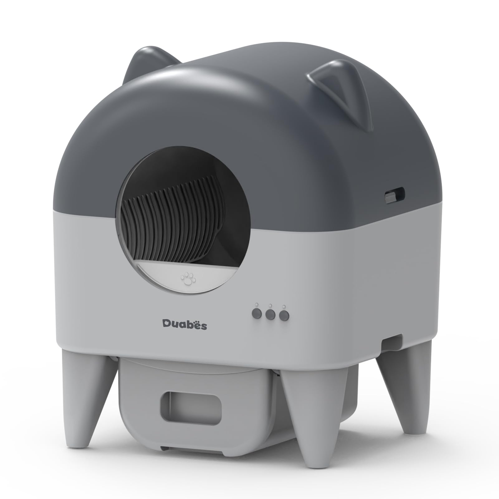 Self-Cleaning Cat Litter Box For Multiple Cats - Extra Large Automatic Odor Control With App Monitoring, Safety Sensors & Low-No