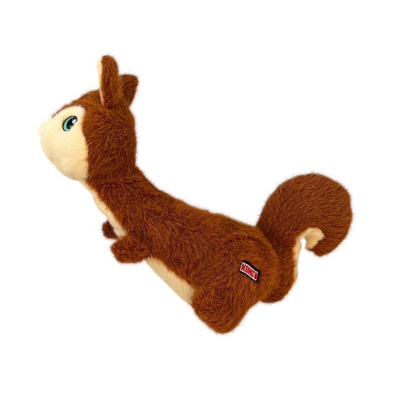 KONG Scruffs Plush Assorted Dog Toy (Squirrel)