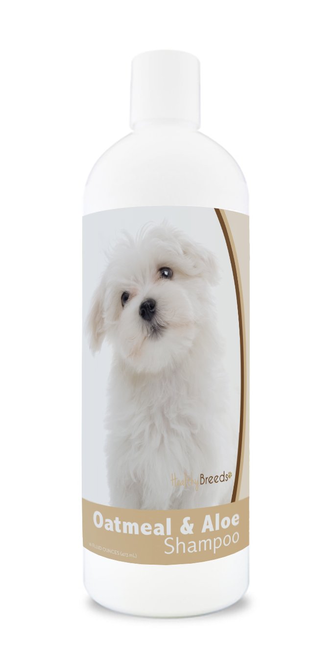 Healthy Breeds Maltese Oatmeal Shampoo with Aloe 16 oz