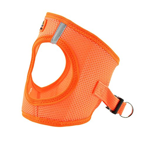Doggie Design American River Step In Wrap Up Ultra Choke-Free Mesh Dog Harness With Safe Night Walking Reflective Strips (Soft Mesh Polyester, Machine Wash And Line Dry) (2Xl, Hunter Orange)