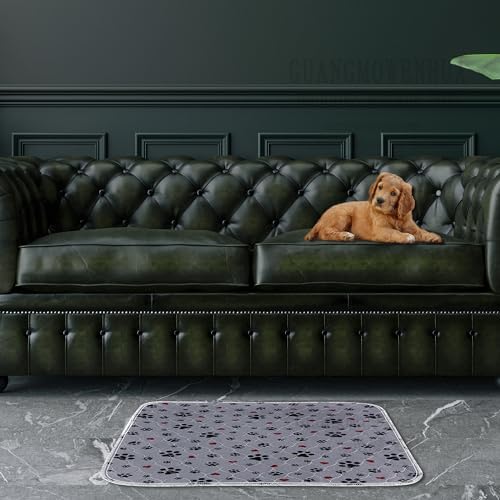 Washable Pee Pads For Dogs,2 Pack Extra Large 48''X48'' Super Absorbent Reusable Puppy Pads,Non-Slip 100% Waterproof Dog Pee Pad