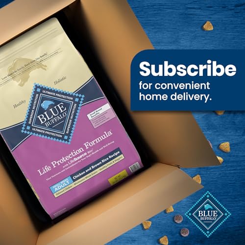 Blue Buffalo Life Protection Formula Adult Small Breed Dry Dog Food, Supports High Energy Needs, Made with Natural Ingredients,