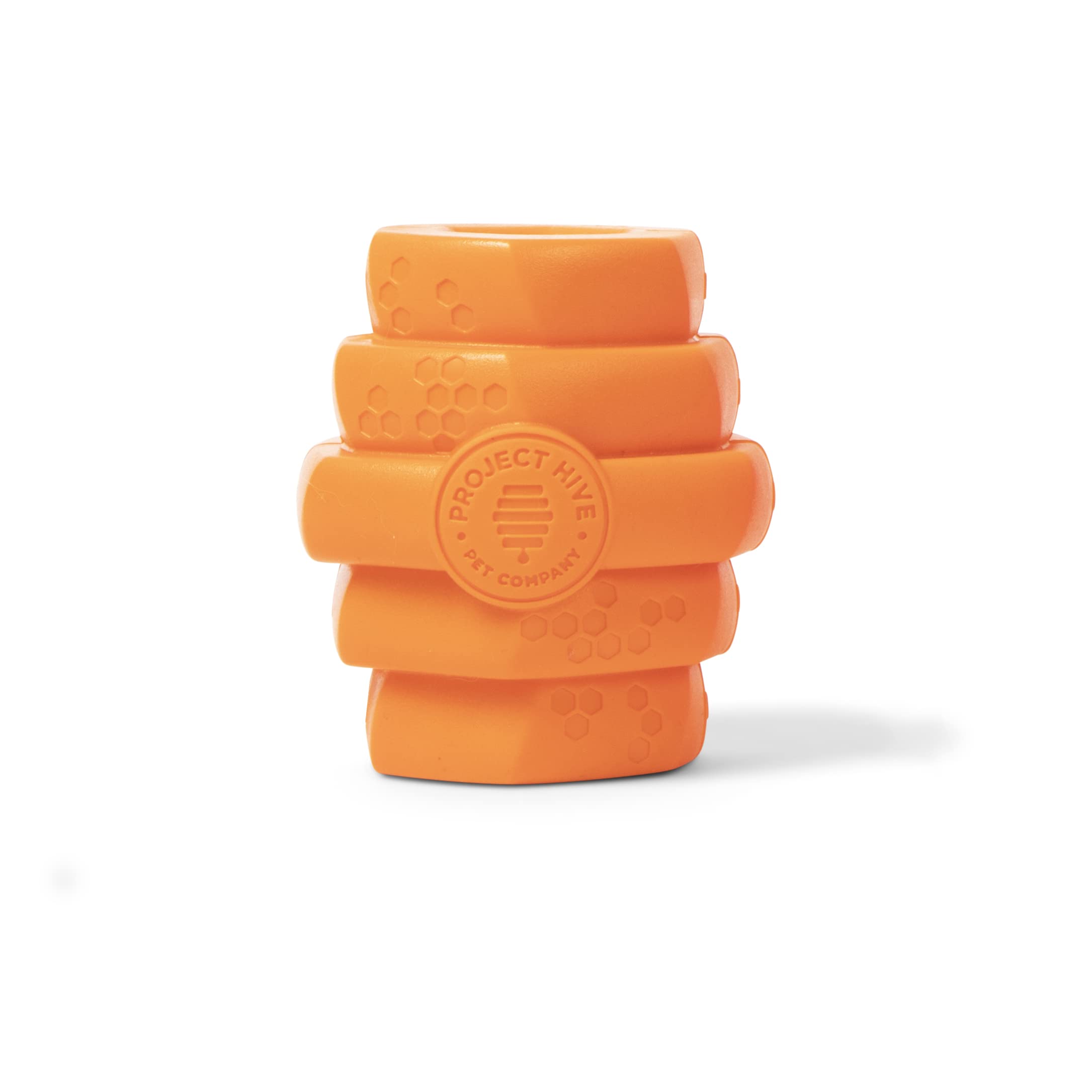 Project Hive ·Pet Company· - Sweet Mango Scented - Hive Chew Toy For Large Dogs - Dog Chew Toy For Large Breeds - Floats In Water - Durable And Tough - Made In The Usa