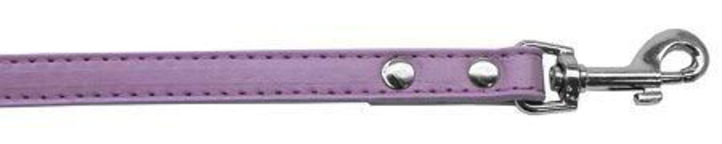 Mirage Pet Products Premium Plain Pet Leash, 1/2&quot; x 6', Light Pink