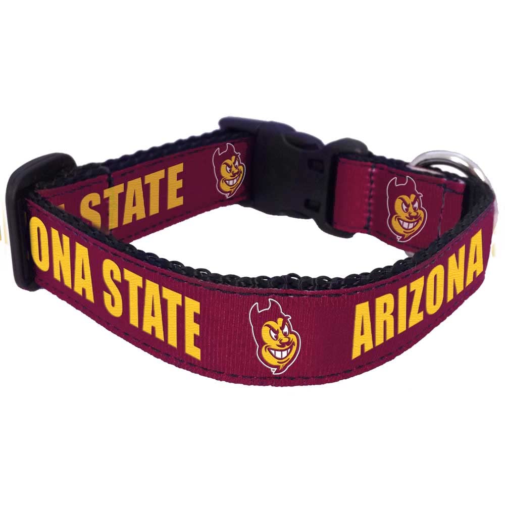 College Dog Collar (Large, Arizona State)