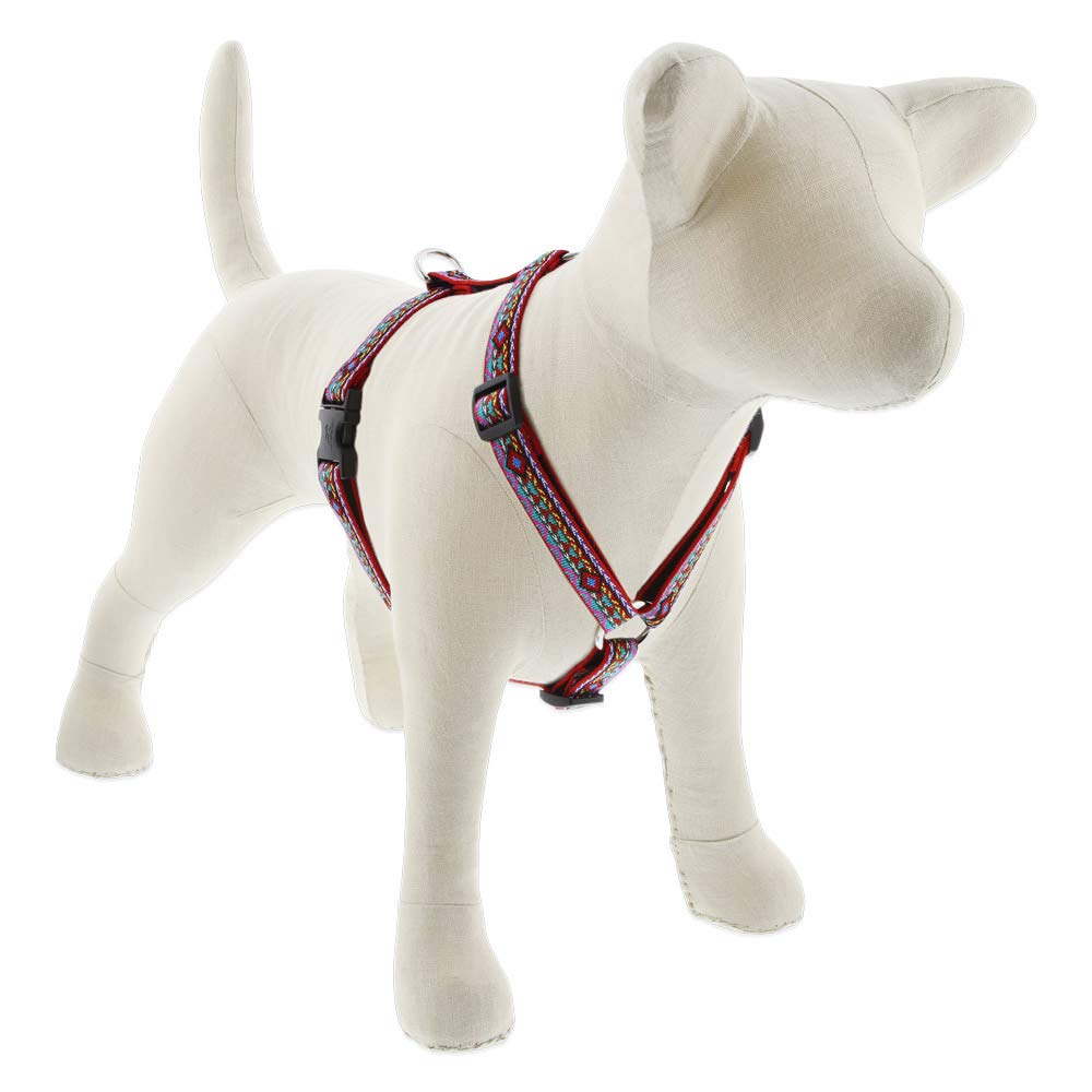 Small Dog Adjustable Harness By Lupine 3/4 Wide El Paso Design With 12-20 Girth