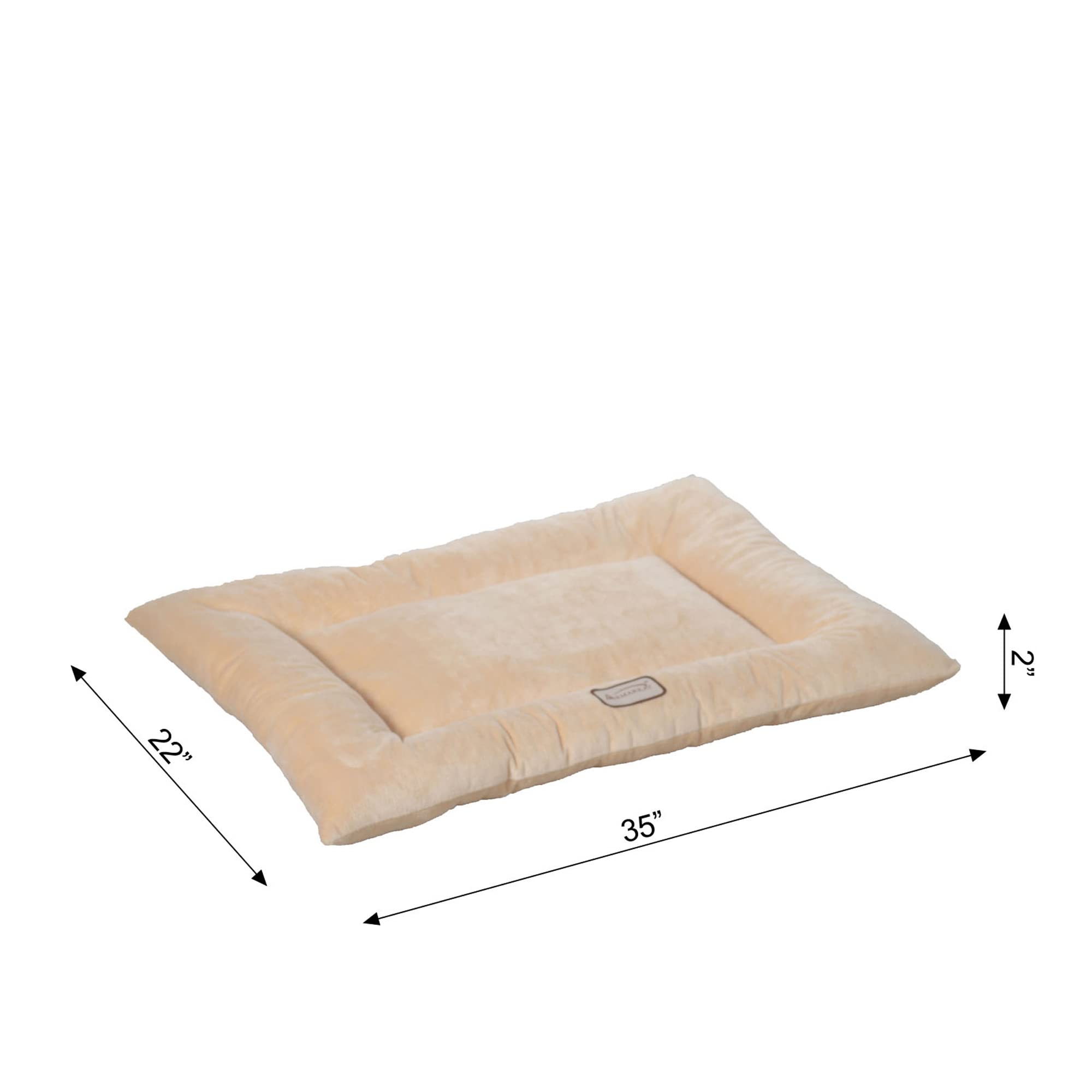 Armarkat Pet Bed Mat 35-Inch by 22-Inch by 3-Inch M01-Large, Beige