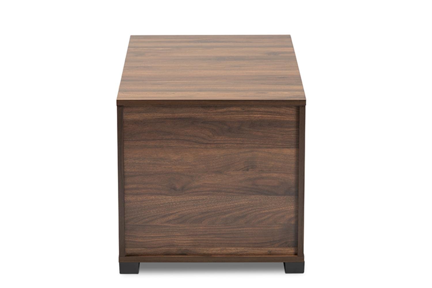 Baxton Studio Skylar Modern And Contemporary Walnut Brown Finished Cat Litter Box Cover House