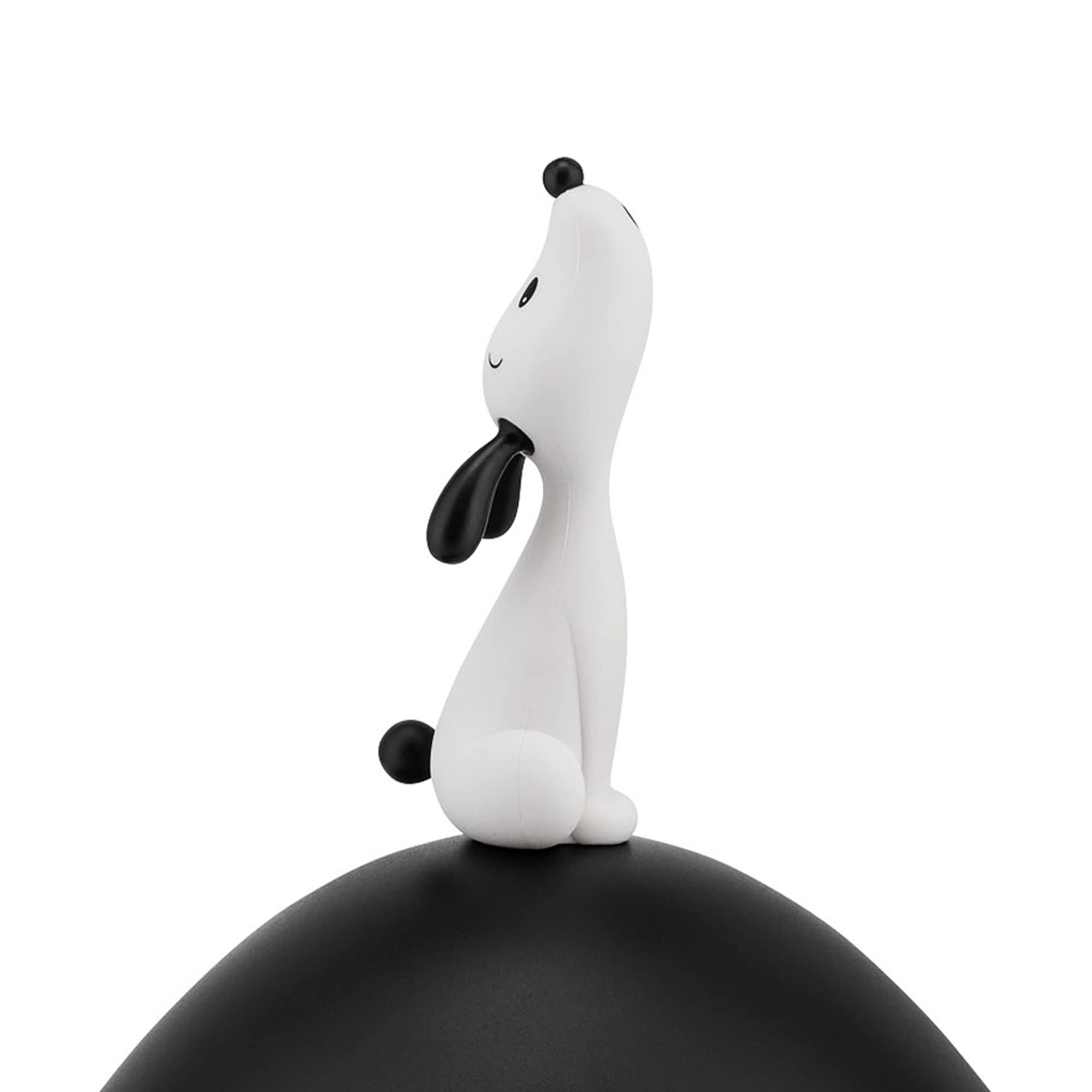 Alessi Ammi19 B Lula' Dog Bowl, Black, Black