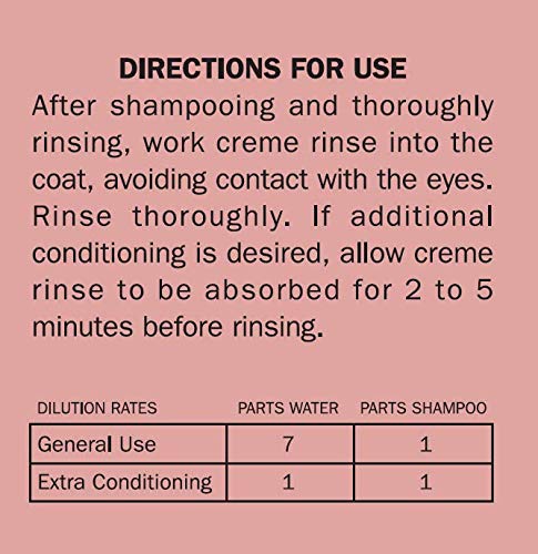 Davis Manufacturing Hypoallergenic Pet Crème Rinse, 12 Oz, White (Hcr12)