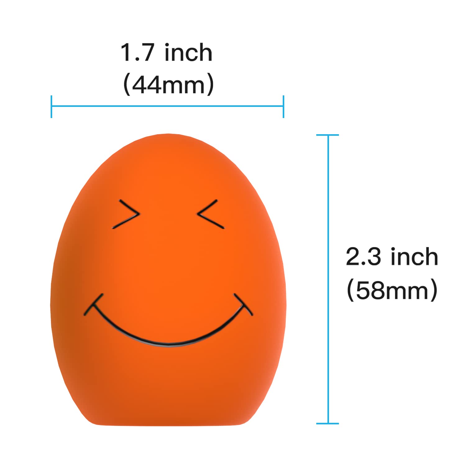 Dog Squeaky Toy, Latex Bouncy Egg Balls With Squeaker For Puppy Small Pet Dogs, Soft Rubber Sound Toys For Interactive Fetch Play