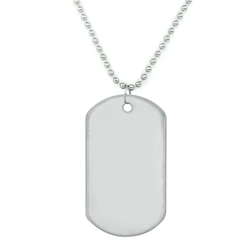 Looney Tunes Road Runner Military Dog Tag Pendant Necklace With Chain