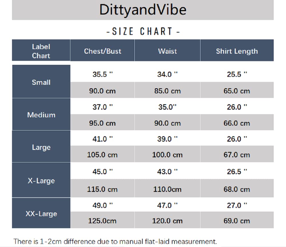 Dittyandvibe Women Short Sleeve V Neck Curved Hem Tunic Tops T Shirts (Red,S)