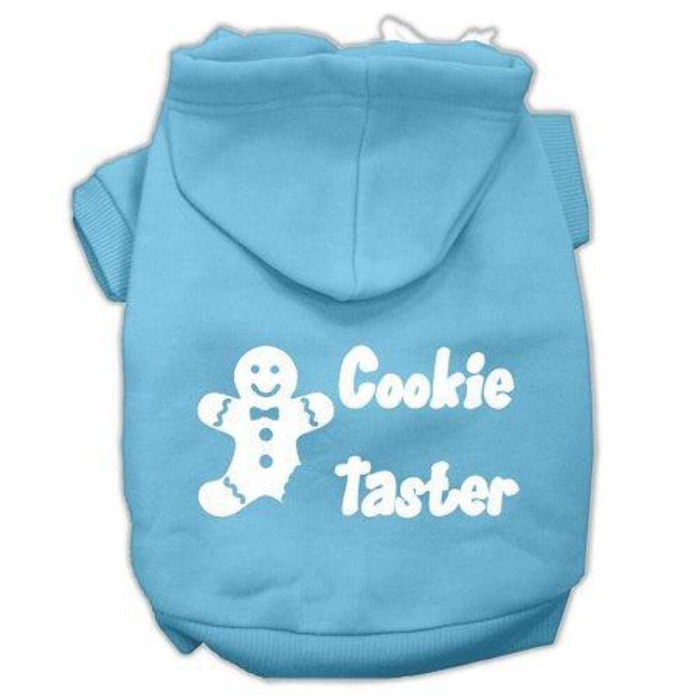 Christmas Pet Dog & Cat Hoodie Screen Printed, Cookie Taster Purple XL (14-20 lbs.)