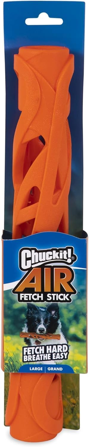 Canine Hardware 32215 Chuckit Breathe Right Stick - Orange, Large - Pack Of 3