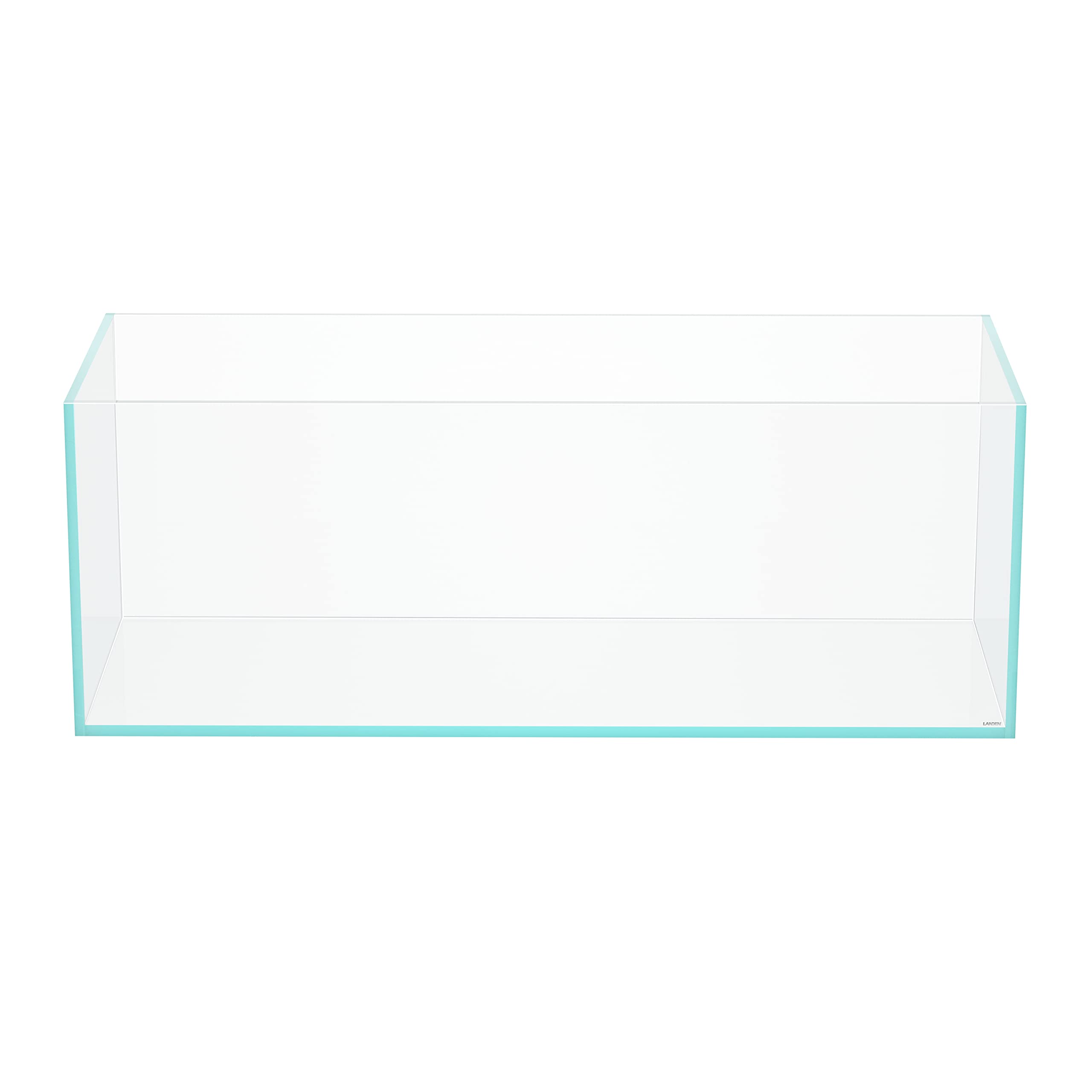 LANDEN 150P 118.4 Gallon Rimless Low Iron Aquarium Tank, W59.1  D23.6  H21.7 in(150x60x55cm); 15 mm Thickness with Nano Foam Lev