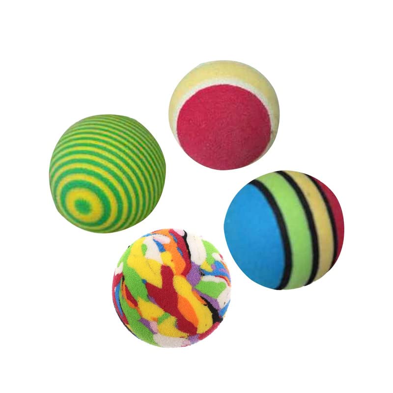 Dog Trust Pets Funny Useful Creative Cat Teaser Ball Cat Plaything Cat Elastic Ball For Pet Gift Cat (Multicolor, 1Pcs)