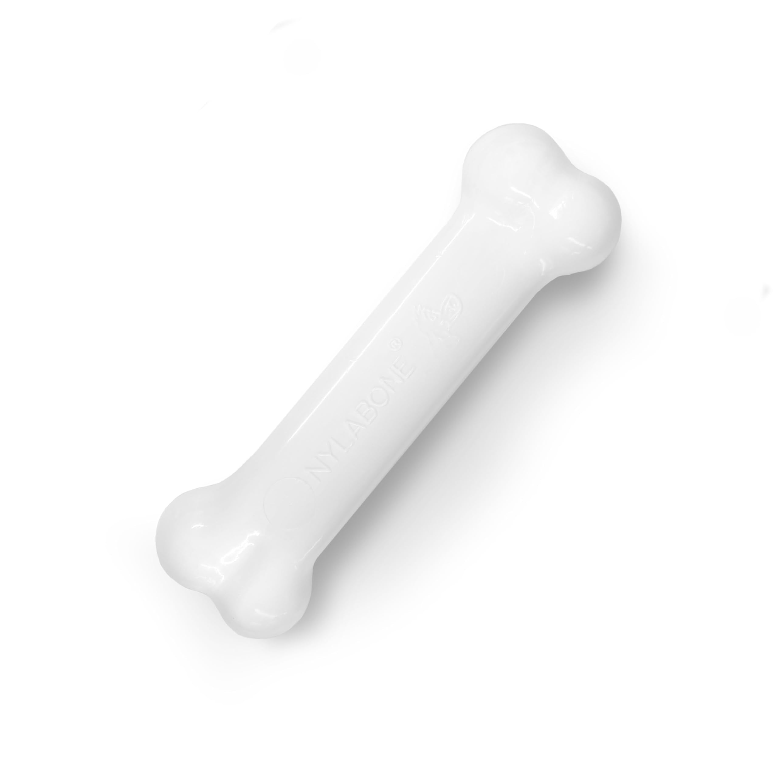 Nylabone Power Chew Classic Bone Chew Toy for Dogs, Durable Dog Toys for Aggressive Chewers, Chicken Flavor, X-Small/Petite - Up