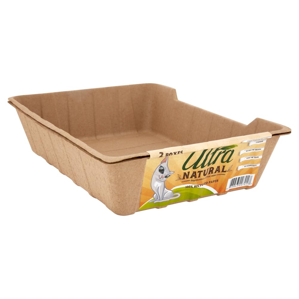 Ultra Natural Disposable Litter Boxes (12 Count)