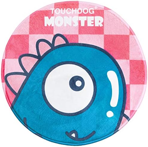 Touchdog Cartoon Shoefaced Monster Rounded Cat And Dog Mat