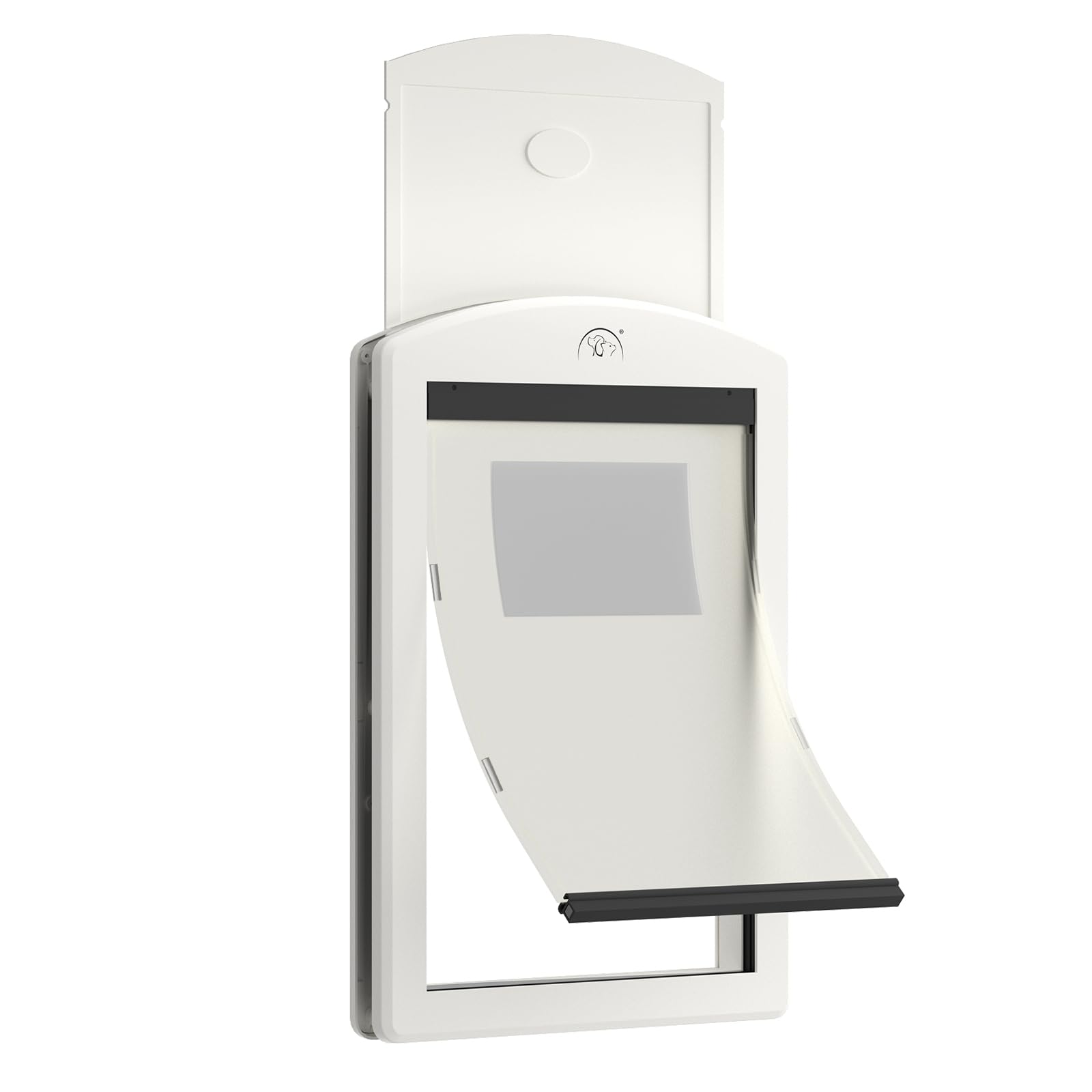 [Classicmacher] Dog Door For Large Dogs, White Frame Door For L Arge Dogs And Pets, Strong Plastic Doggy Door And Medium Pets Wi