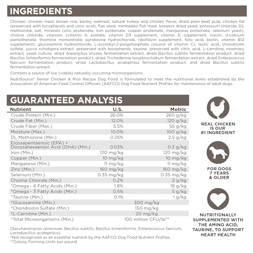 TuffyS Pet Food 26503 Nutrisource Senior Dog Food (1 Pack)