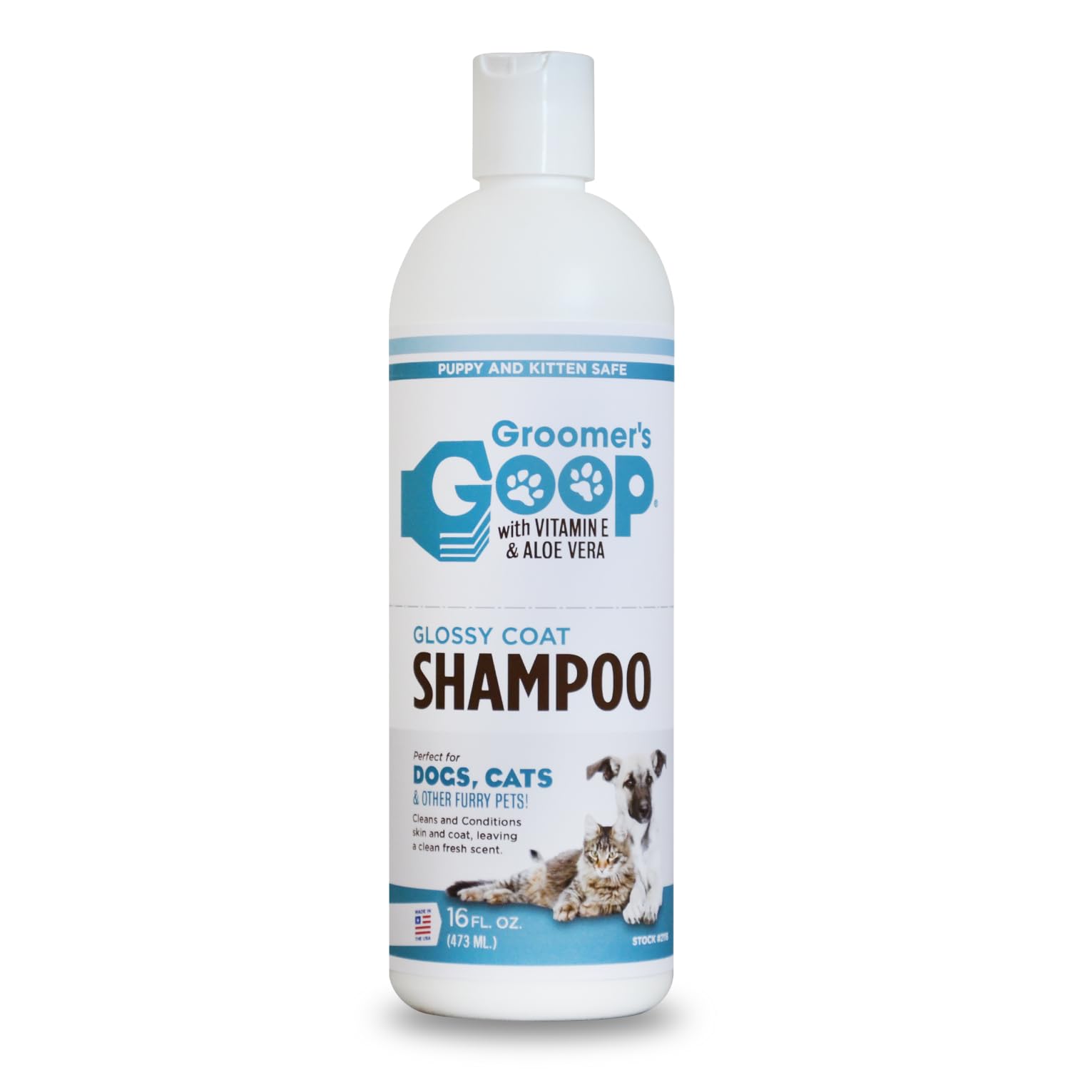 Groomers Goop Glossy Coat Pet Shampoo - 16 oz Flip-Top Bottle