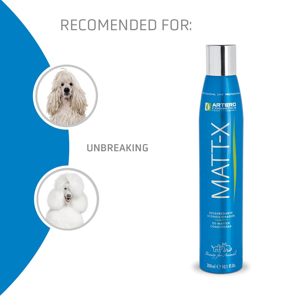 Artero Matt-X Dematter. Ultra Dematting And Finishing Spray For Dogs And Cats. A Powerful Dematting, Conditioning Spray