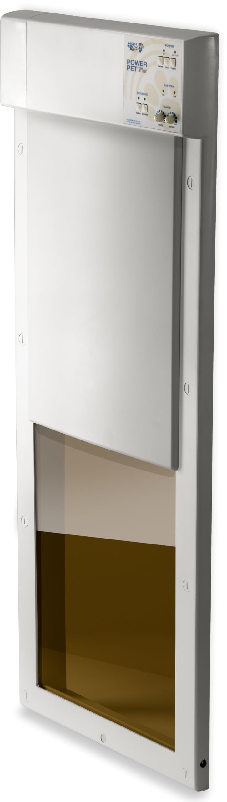 High Tech Pet Fully Automatic Pet Door For Wall And Door Installation - Large (Px-2Dm, Large Door Mount)