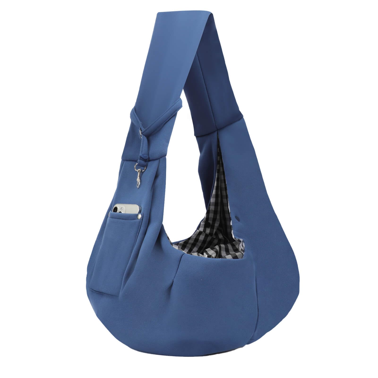 Dog Carrier Sling - Reversible Puppy Carrier Purse With Storage Pocket, Hand-Free Dog Sling Carrier For Carry Small Dogs And Cat