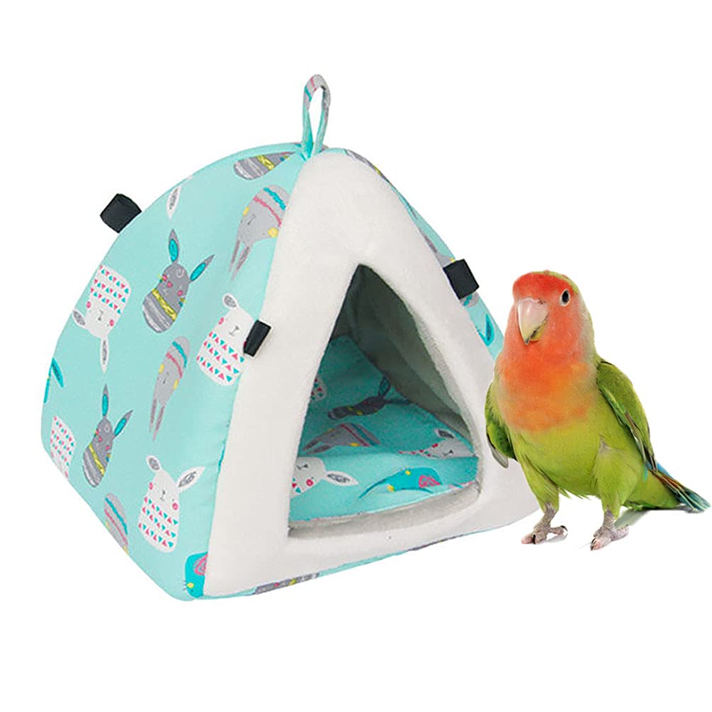 Keersi Warm Bird Nest Tent Hammock for Parrot Parakeet Cockatiel Conure Amazon Budgie Lovebird Finch Canary Hamster Gerbil Rat C