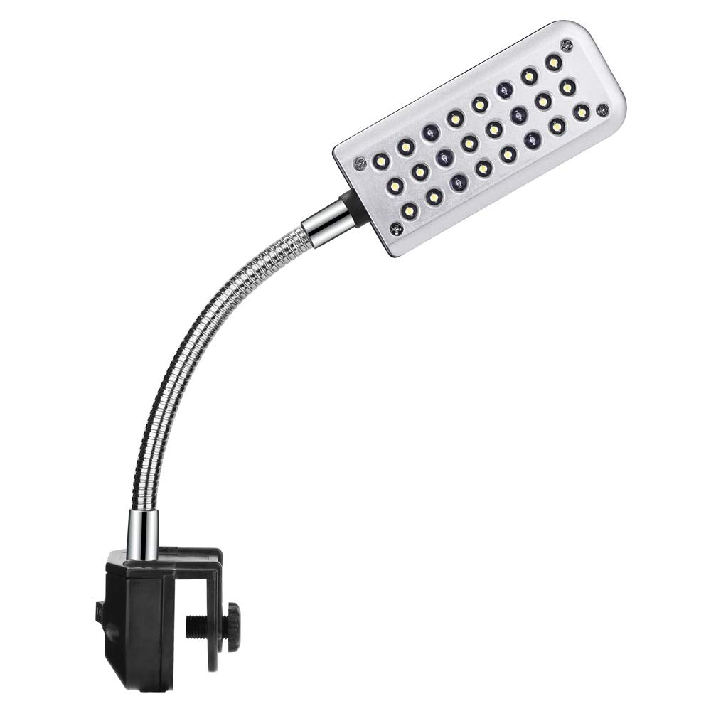 Datoo Aquarium Light Small Led Clip Light For Fish Tank, 1 Yr Warranty